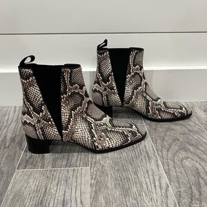 Giuseppe Zanotti snake Judy chelsea boots